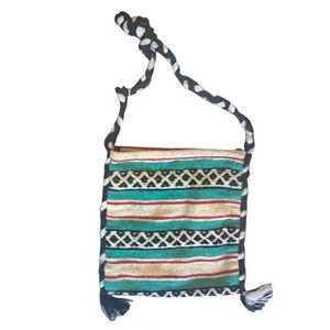 Vintage Hand Woven Crossbody Tribal Bag